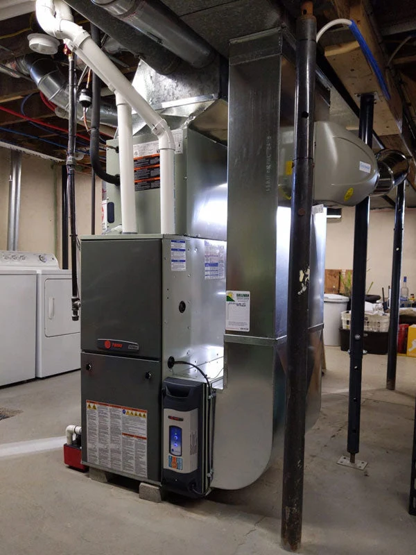 High-efficiency Trane furnace